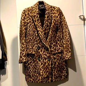 ZARA LEOPARD COAT